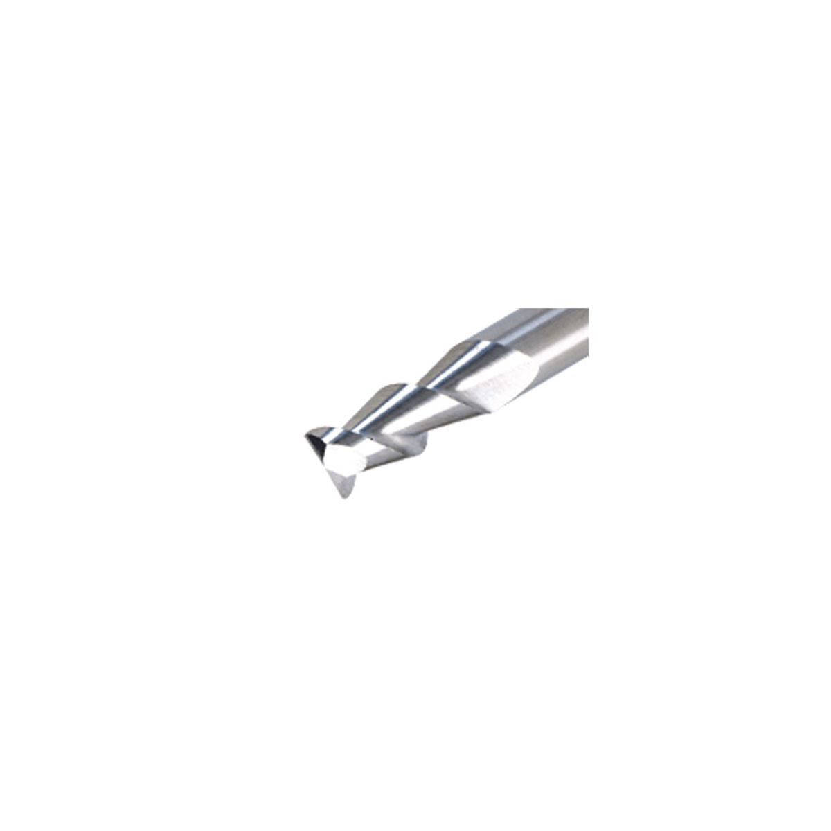 ECAI-F-2 500-1.0-C500 IC08 2 Schneiden, 55° Helix, Mittellang Vollhartmetallfräser für die Aluminiumbearbeitung
