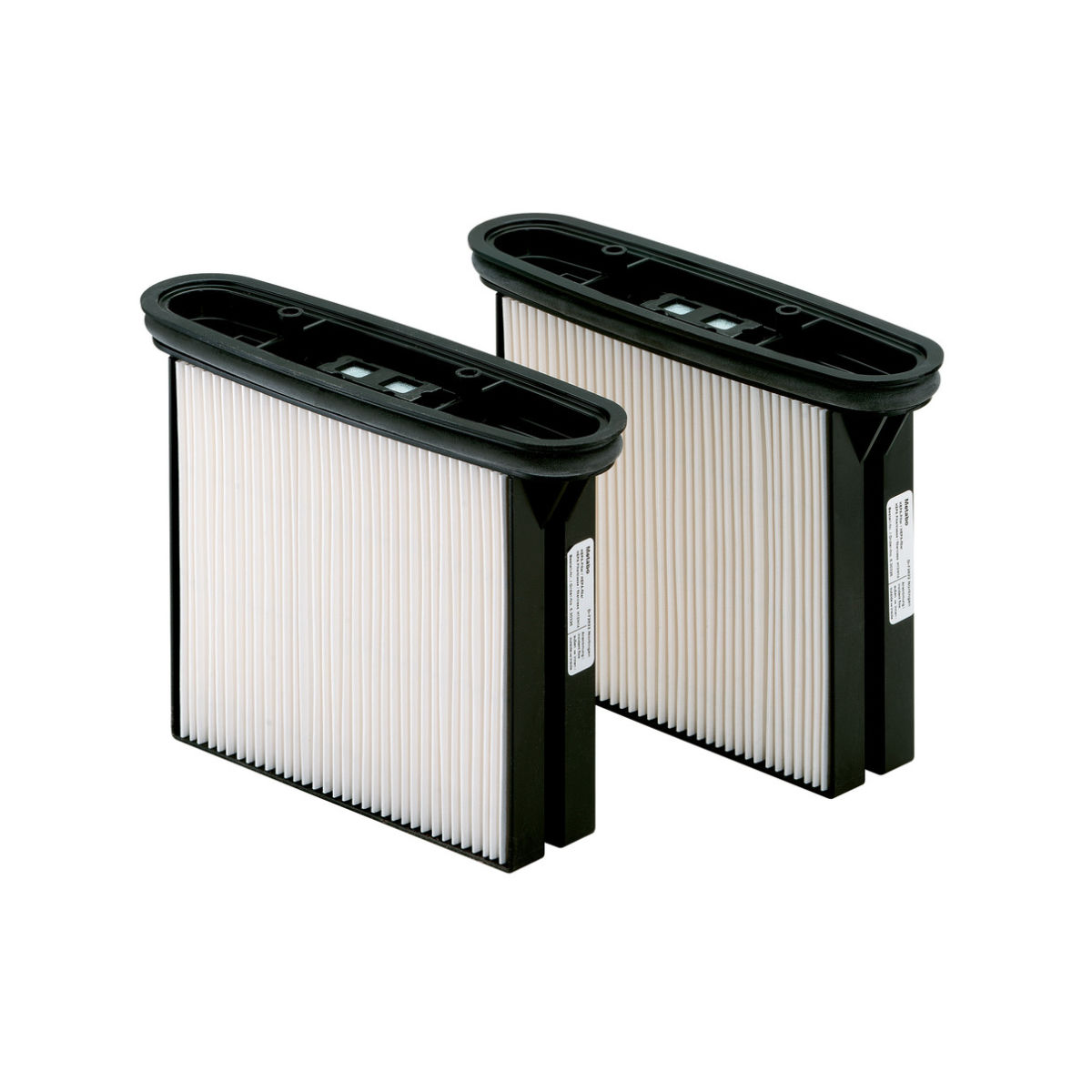 2 HEPA-Filterkassetten, Polyester, Staubklasse H (HEPA 14)