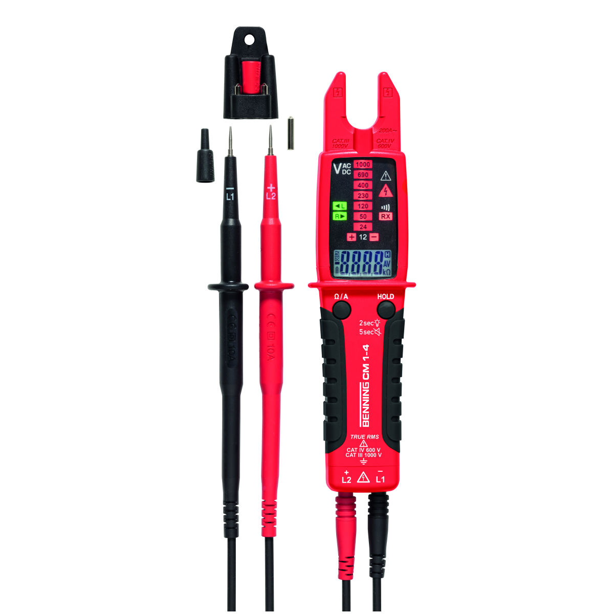 Stromzangen-Multimeter, Typ: CM1-4