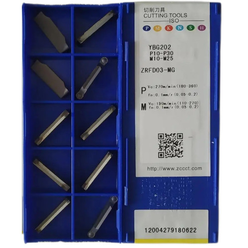 ZCC-CT ZRFD03-MG YBG202 пластина для відрізки і точіння канавок