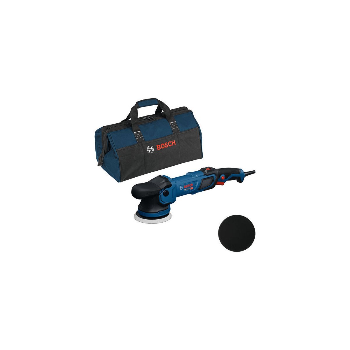 Polierer GPX9-125S, Schwamm 130 mm, Bosch Professional Werkzeugtasche