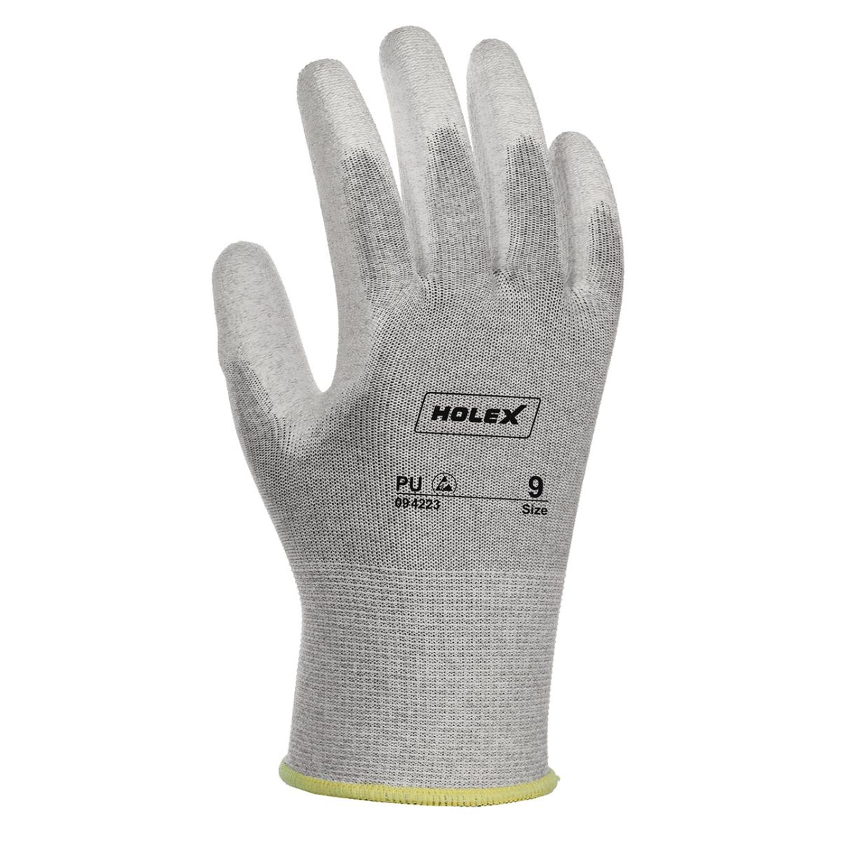 ESD-Handschuh-Paar beschichtet, Handschuhgröße: 6