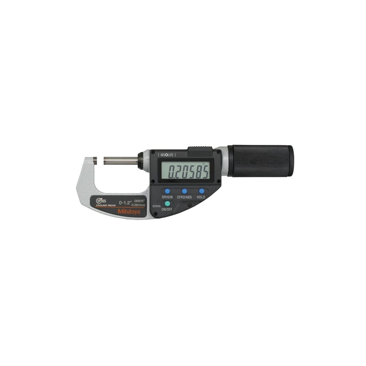 Absolute Digitale Bügelmessschraube Quickmike Zoll/Metrisch, 0-1,2″