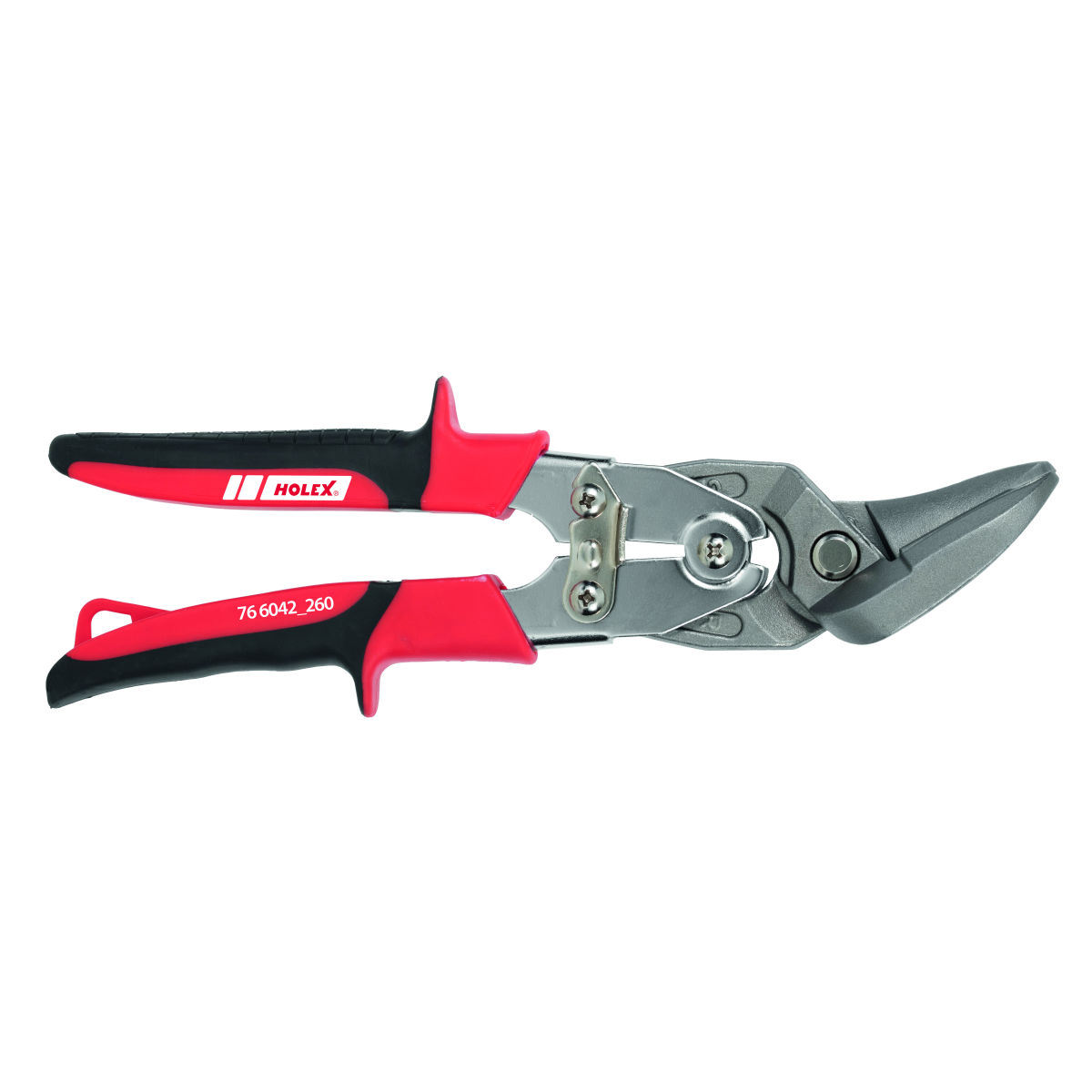 Ideal-Blechschere mit 2-Komponenten-Griff, rechts schneidend, ganze Länge: 260mm