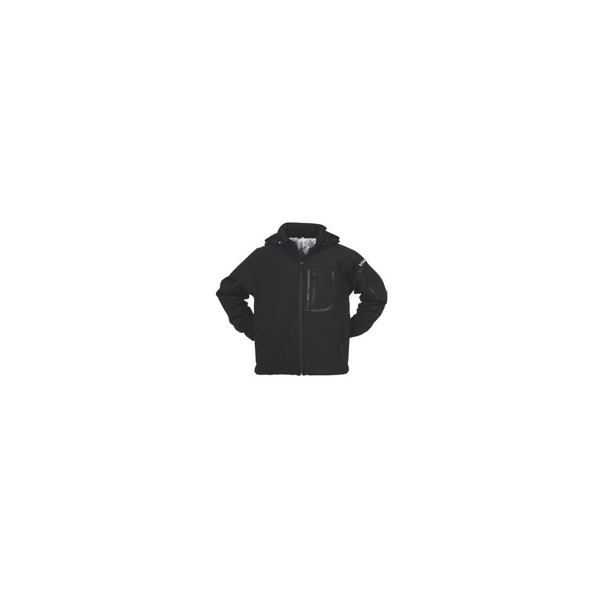 Softshelljacke schwarz 6XL, schwarz