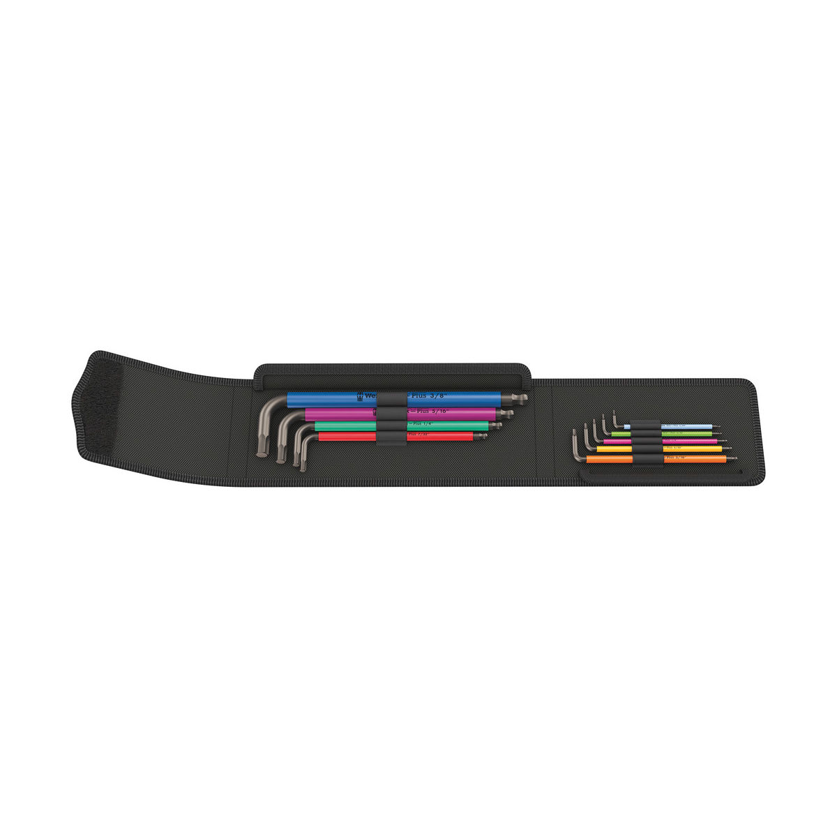 950/9 Hex-Plus Multicolour Imperial 1 Winkelschlüsselsatz, zöllig, BlackLaser, 9-teilig