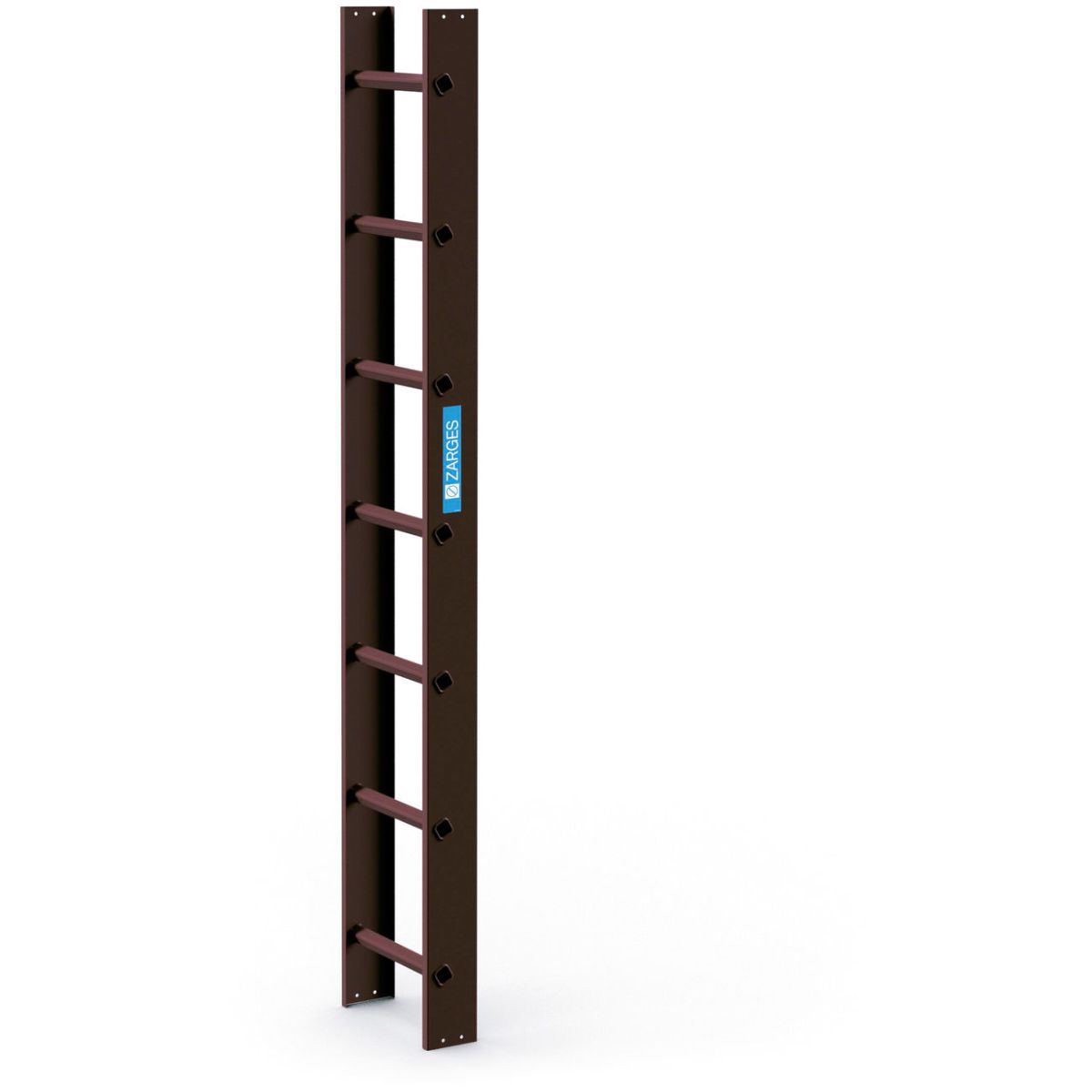 Dachleiter 2,0m Braun beschichtet