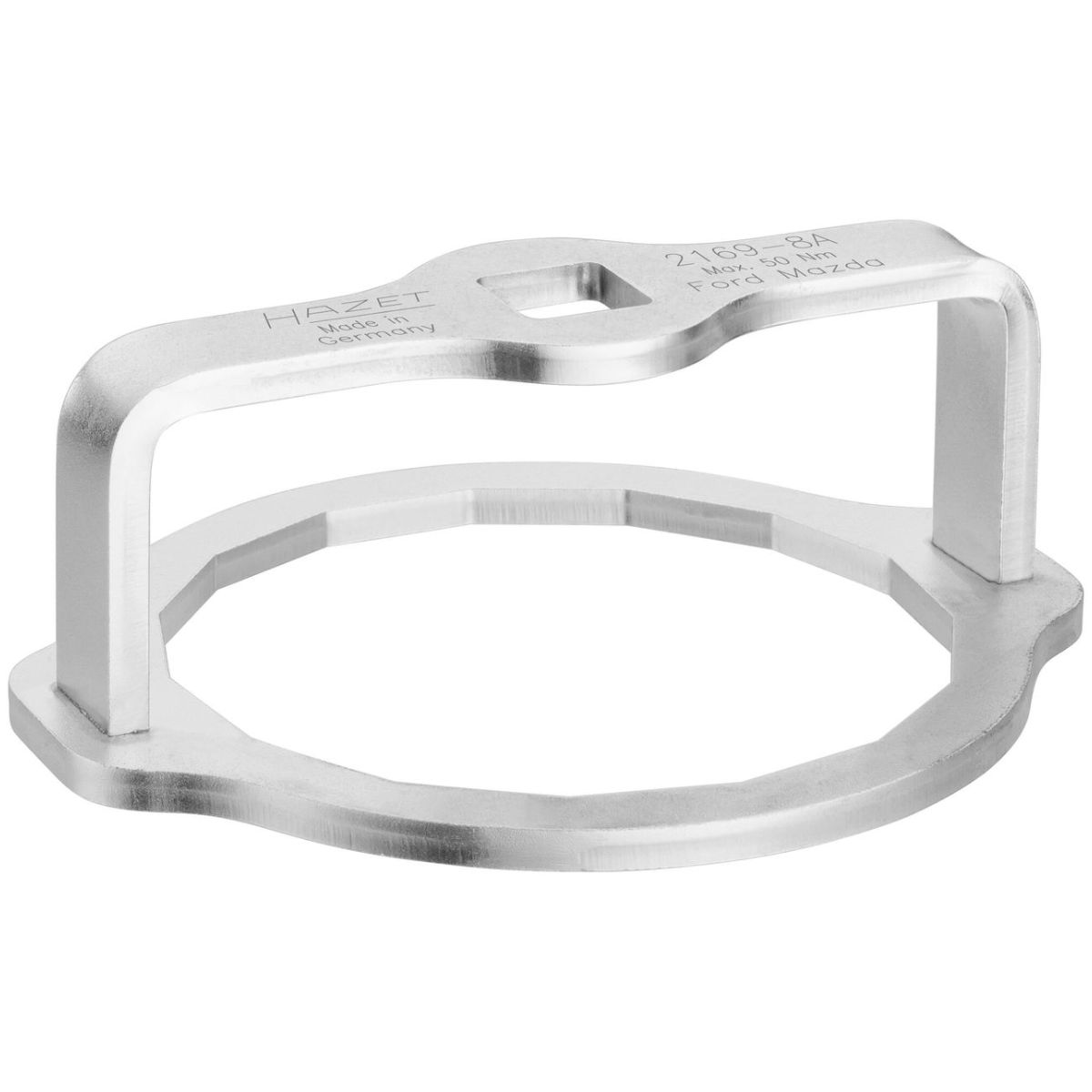 Ölfilterschlüssel ∙ 1/2 Zoll (12,5 mm) Vierkant hohl ∙ Außen 15-kant Profil ∙ SW 74