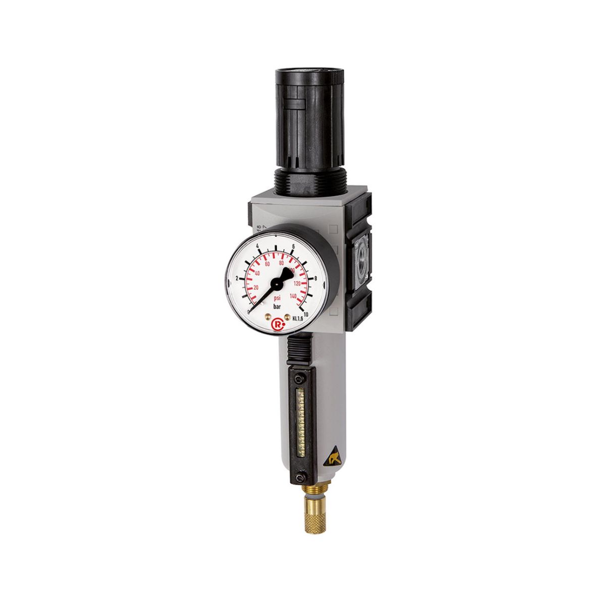 Filterregler »FUTURA«, MB, SR, Mano, BG 1, G 1/4, 0, 1-1 bar, VA