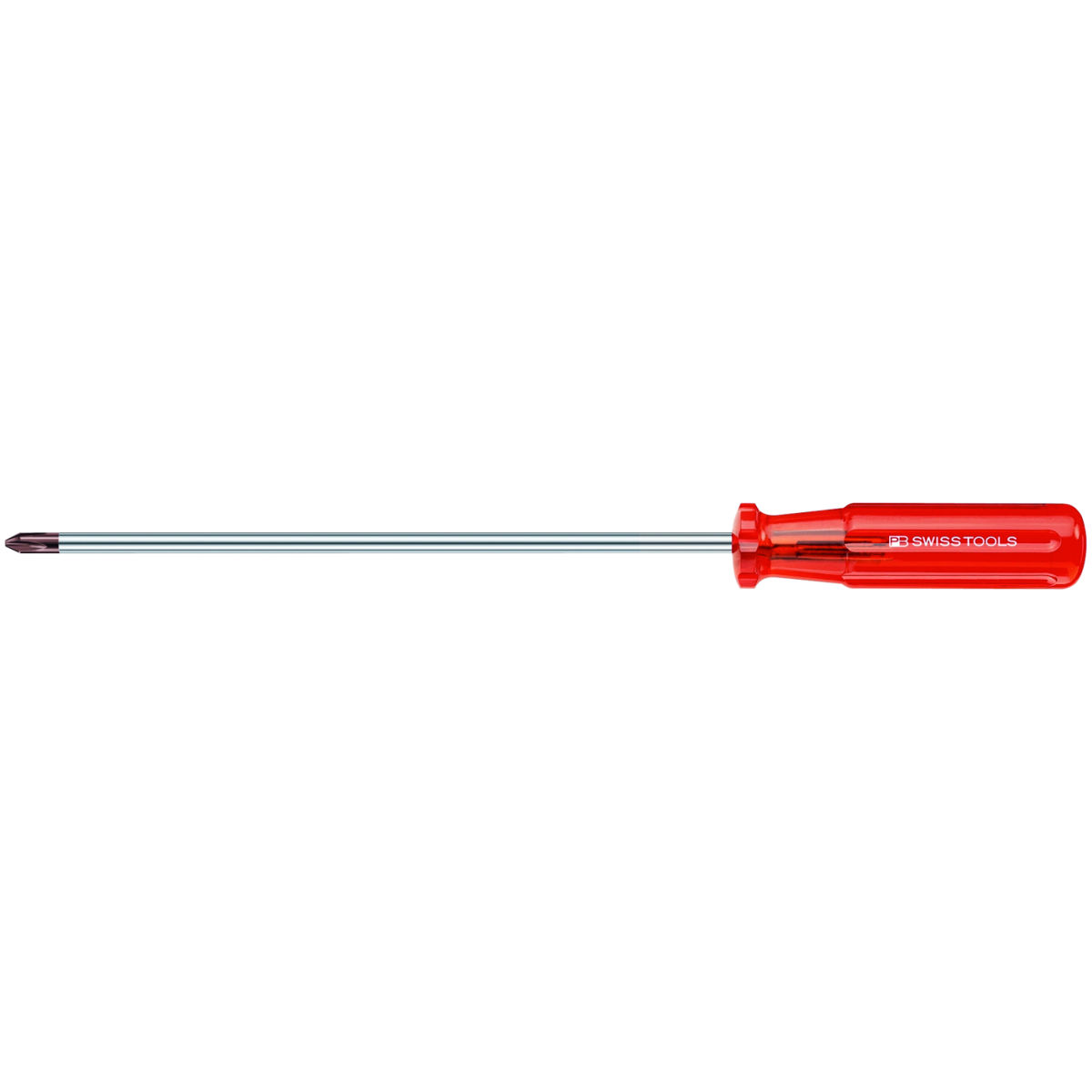 Schraubendreher für Phillips, lang und mit Kunststoffheft, Kreuzschlitzgröße / Klingenlänge: 1/130mm
