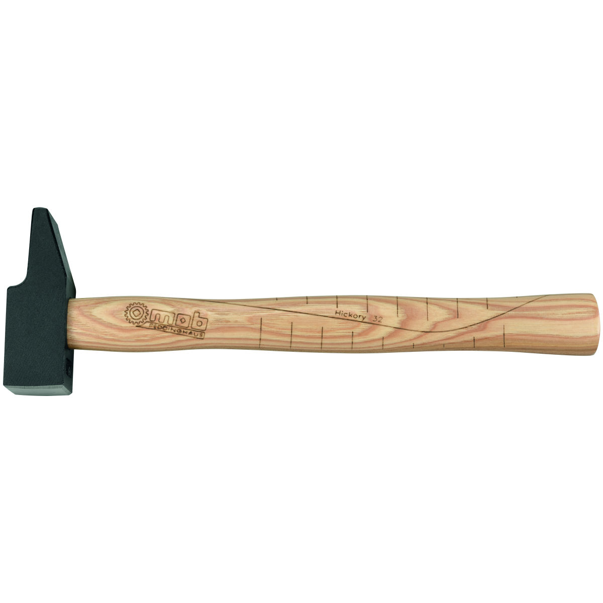 Schlosserhammer, französisches Modell mit Hickorystiel, Gewicht ohne Stiel: 200g