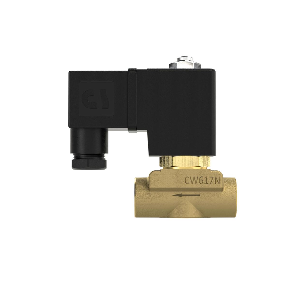 2/2 MV, NC, Messing, G 1/4, DN 4, 0, PN 0-8, FPM, direktgesteuert 24V DC