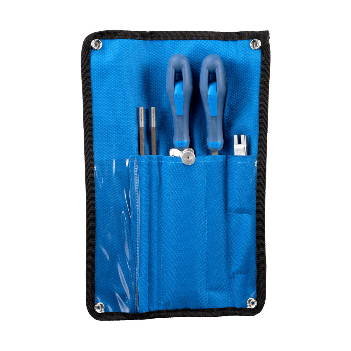 PFERD TOOLS Kettensägenschärf-Set 5,5 mm 5/32″ für Kettenteilung 3/8″, 404″ in Rolltasche