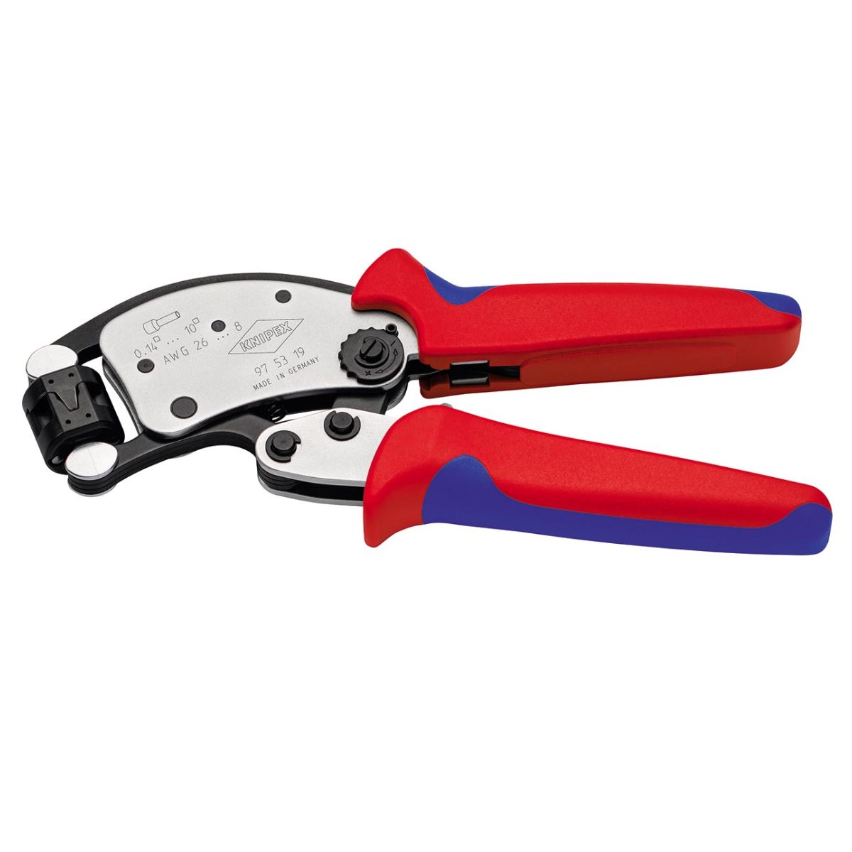 Crimpzange Twistor® T für Aderendhülsen, für Leiterquerschnitt: 10mm 2