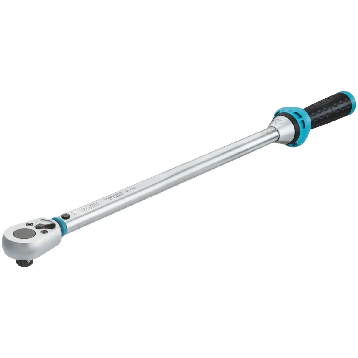 Drehmomentschlüssel ∙ Drehmomentbereich min-max: 60 – 320 Nm ∙ Genauigkeit: 3% ∙ 1/2 Zoll (12,5 mm) Vierkant massiv ∙ Länge: 628 mm
