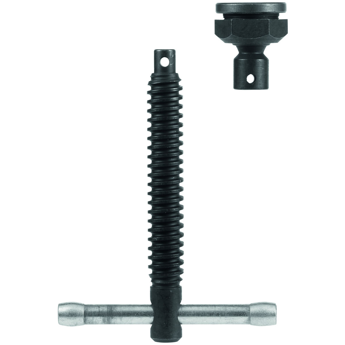 Spindel mit Knebel und Druckkappe