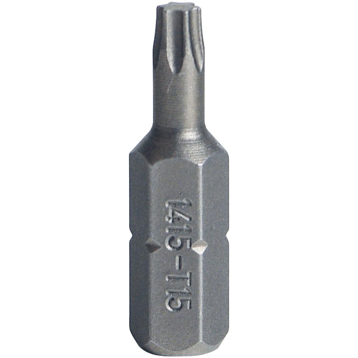Bit-Schraubendrehereinsatz T 15 6kant C 6,3 L.25mm