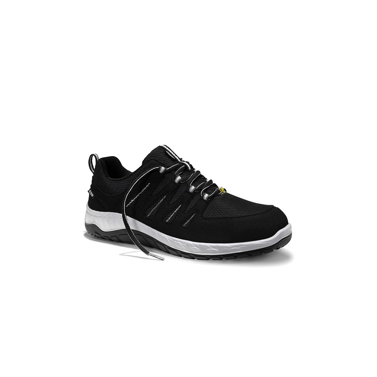 Sicherheitshalbschuh MADDOX schwarz-grau Low ESD S3S, Größe 42