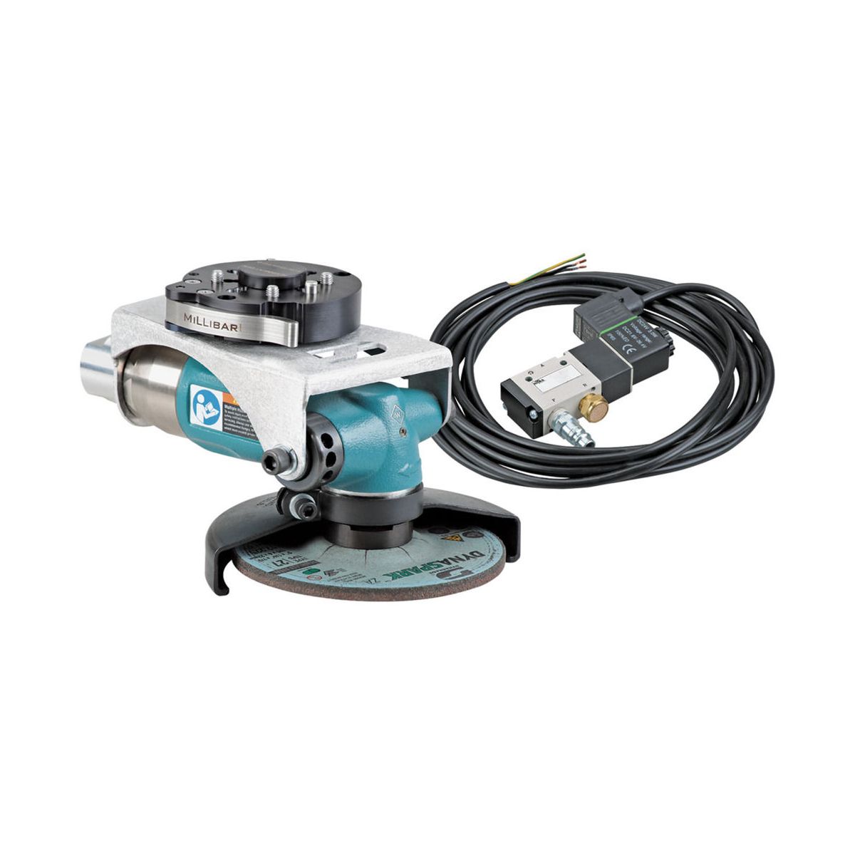 Roboter-Bausatz für eine Winkelschleifmaschine mit versetztem Schleifscheibenzentrum und einem Durchmesser von 5″ (127 mm)