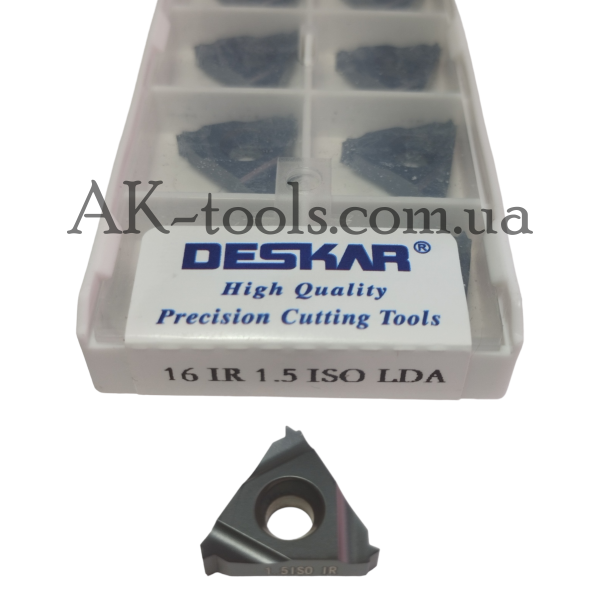 IR-різьбова пластина · 16IR-1.5 ISO LDA