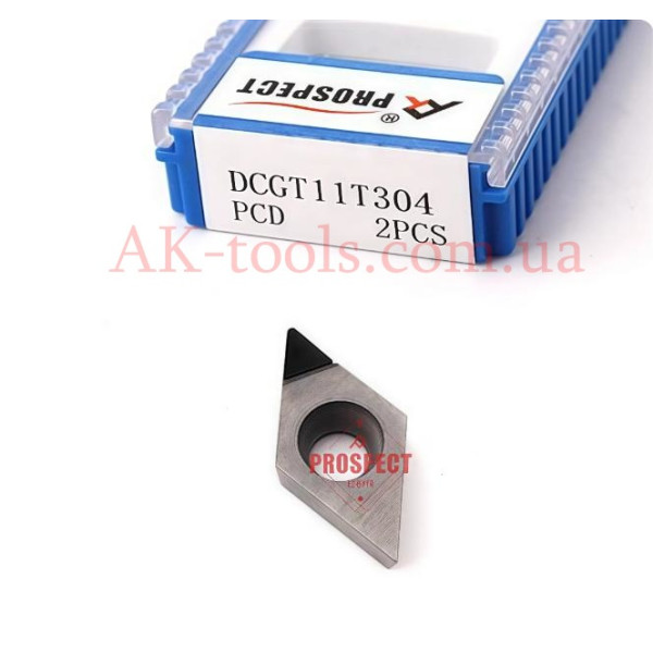 55° DNMG+DCMT · DCGT11T304 PCD PROSPECT