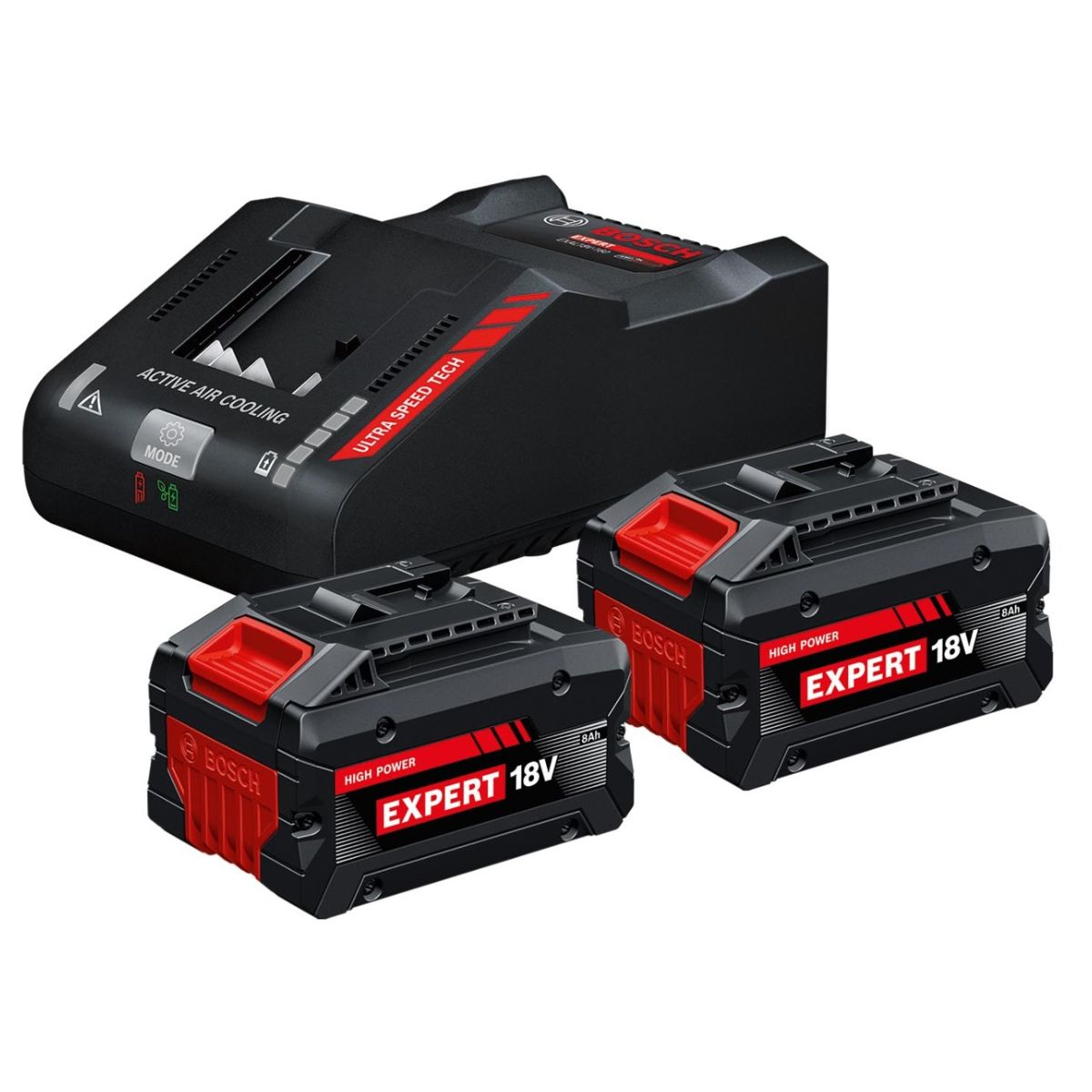 Starter-Set 18V EXPERT, Akkukapazität: 8Ah