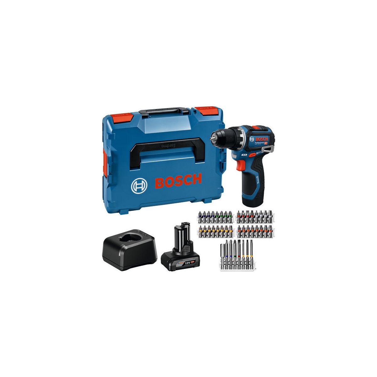 Akku-Bohrschrauber GSR 12V-32, 1x GBA 12V 2.0Ah, 1x GBA 12V 4.0Ah, L-BOXX