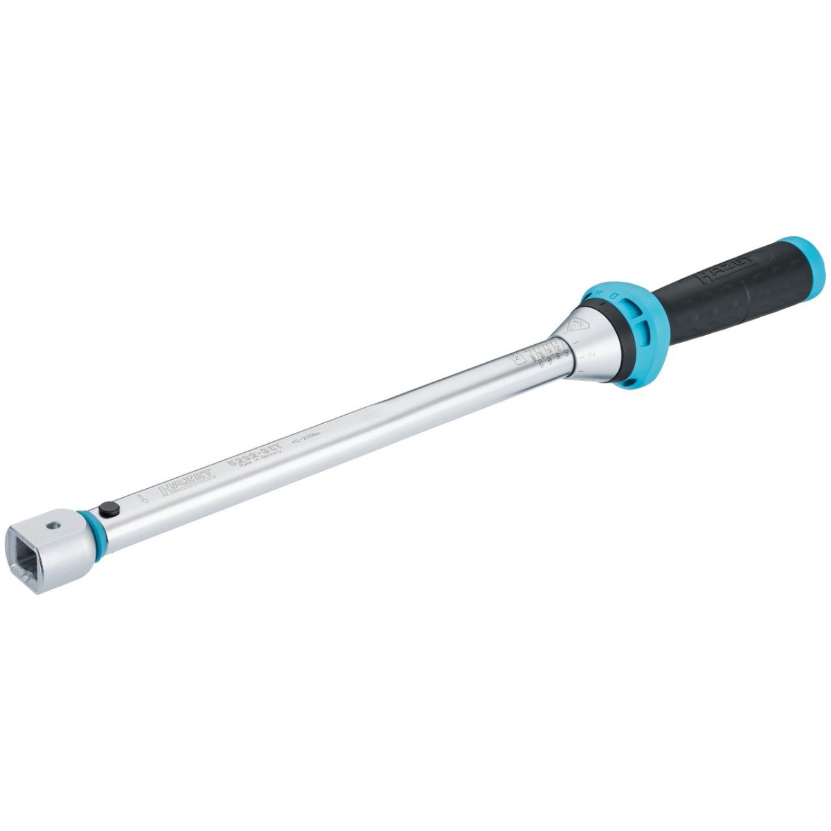Drehmomentschlüssel ∙ Drehmomentbereich min-max: 40 – 200 Nm ∙ Genauigkeit: 3% ∙ 14 x 18 mm Einsteck-Vierkant hohl ∙ Länge: 484 mm