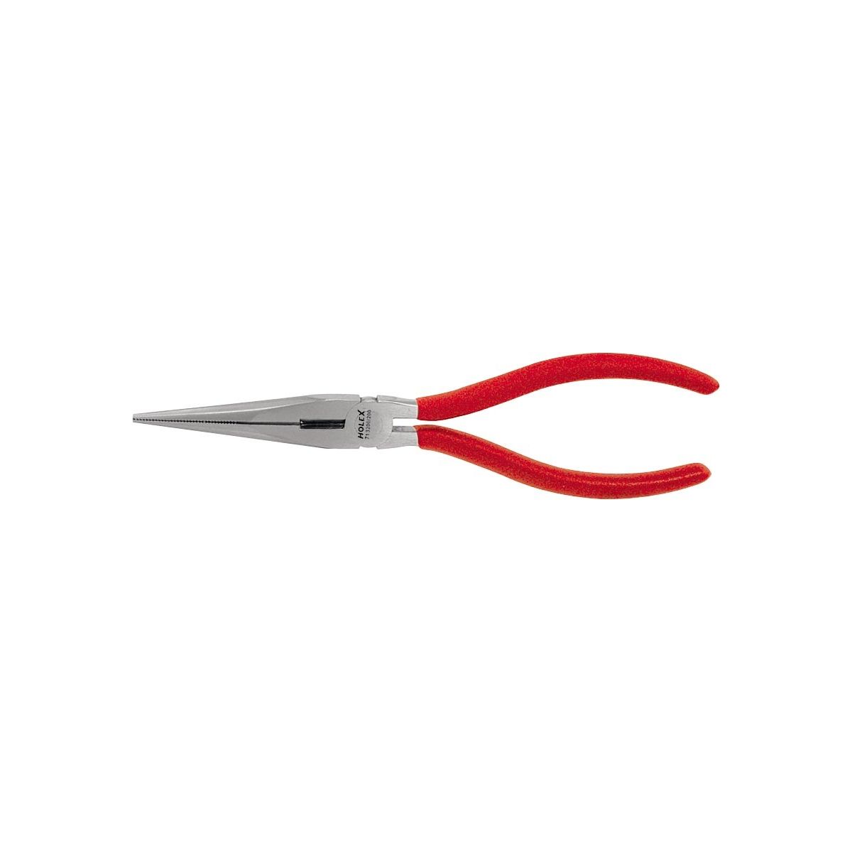 Flachrundzange gerade, blank, ganze Länge: 160mm