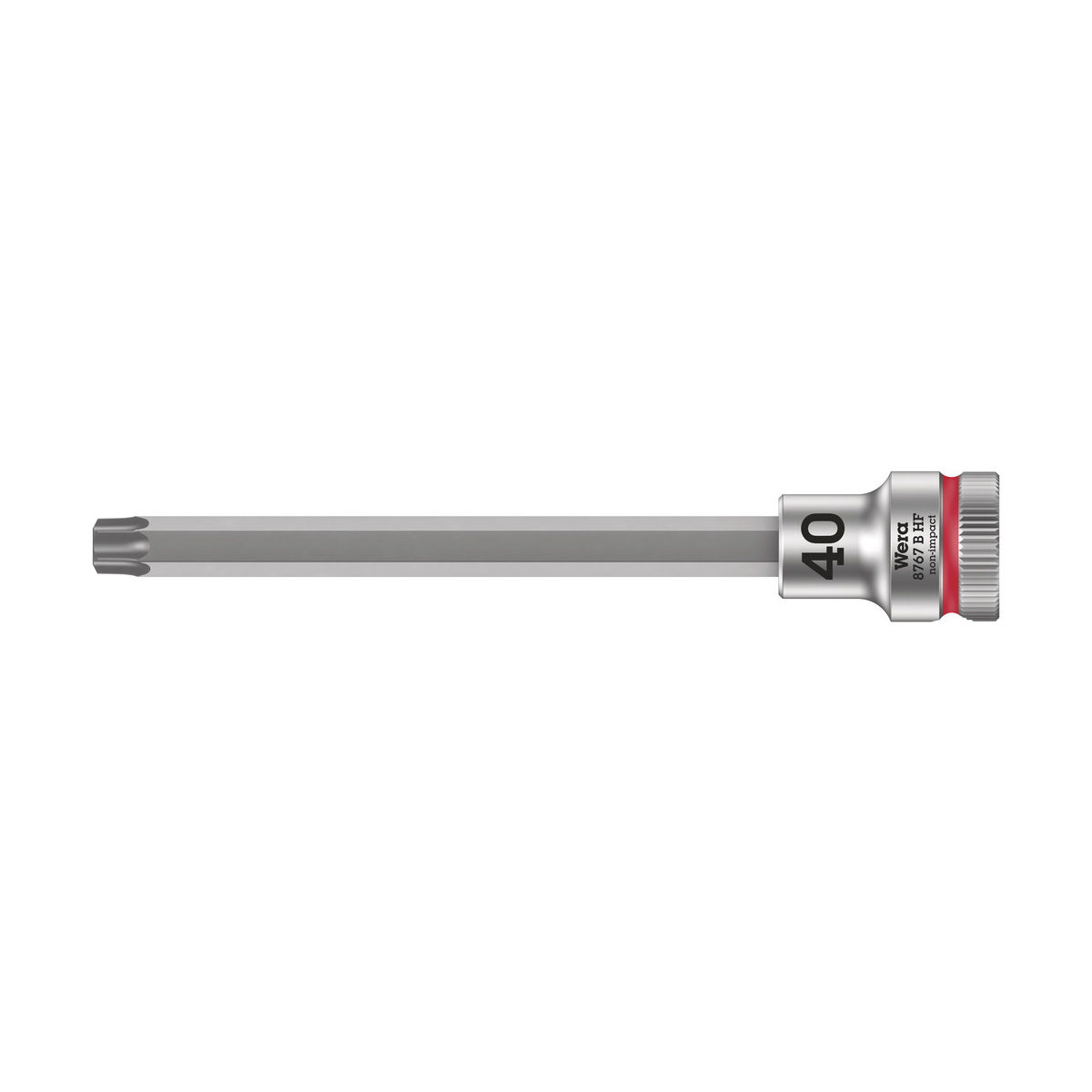 8767 B HF TORX® Zyklop Bitnuss mit 3/8″-Antrieb, mit Haltefunktion, TX 40 x 107 mm