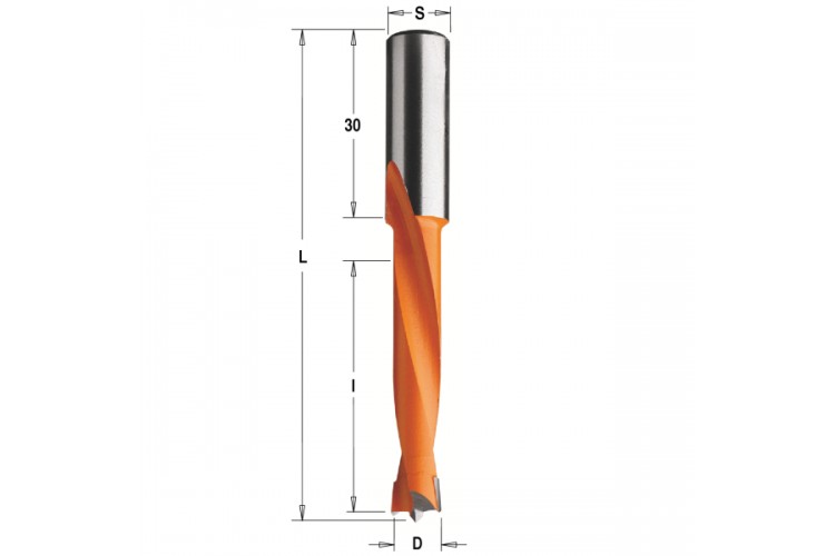 Глухие свёрла L=77 S=Ø10x30