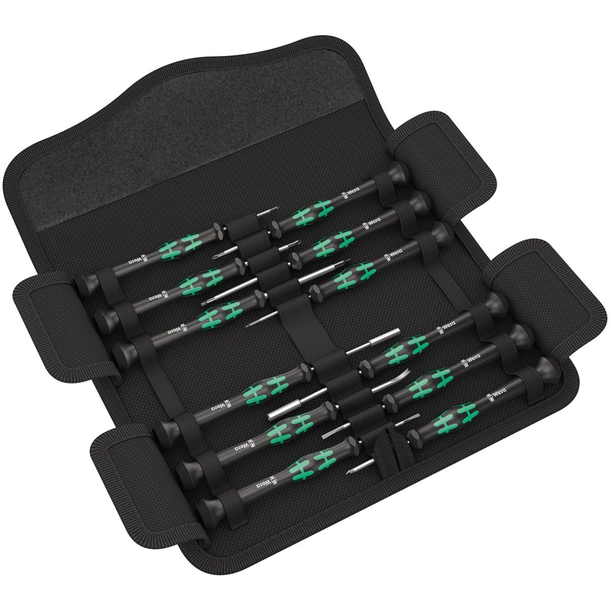 Elektronik-Schraubendreher-Sortiment Kraftform-Micro, Anzahl Schraubendreher: 12