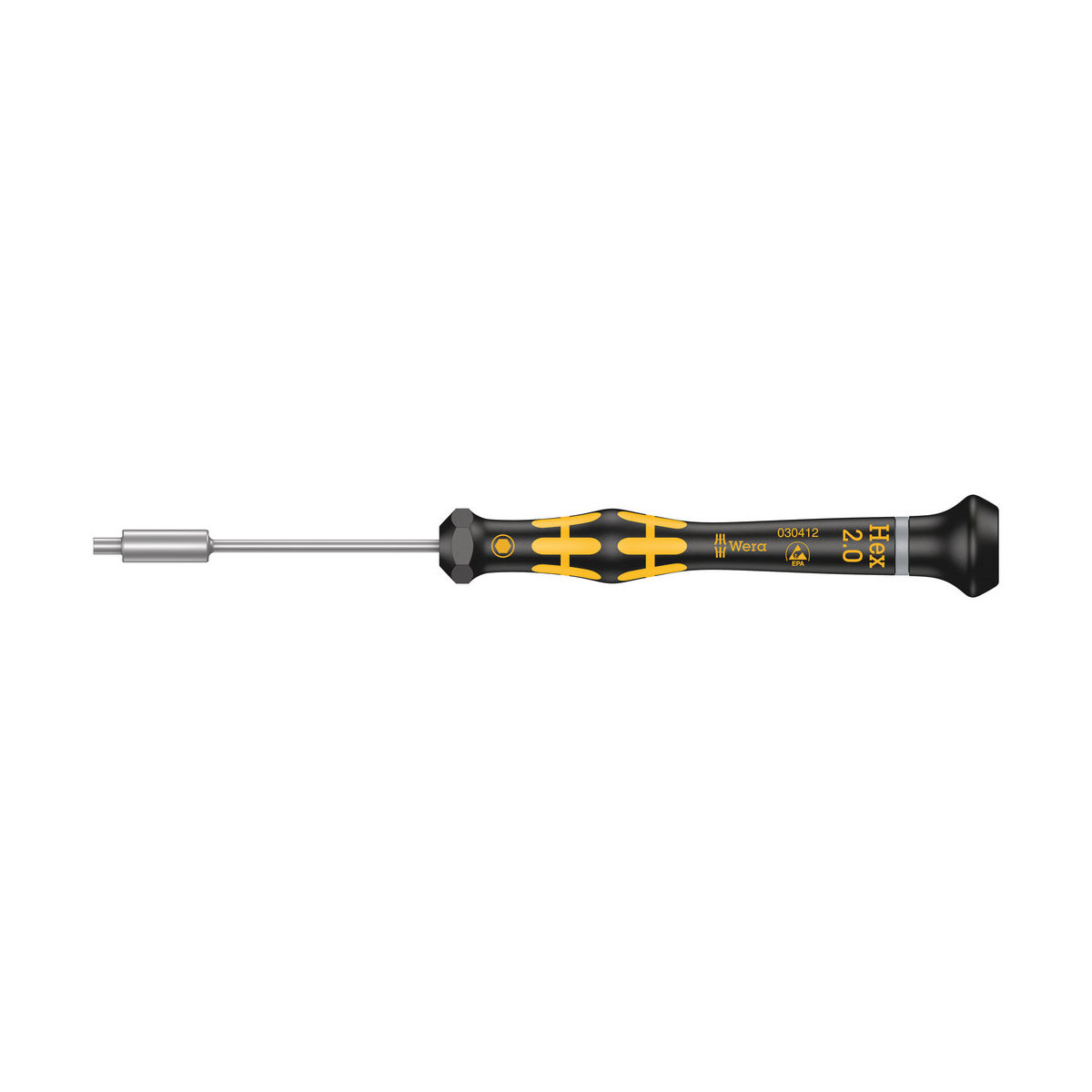 1569 ESD Kraftform Micro Steckschlüssel, 2 x 60 mm