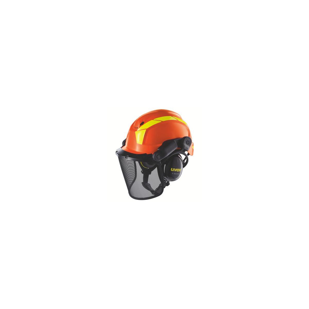 Schutzhelm uvex pheos orange mit Lüftungen