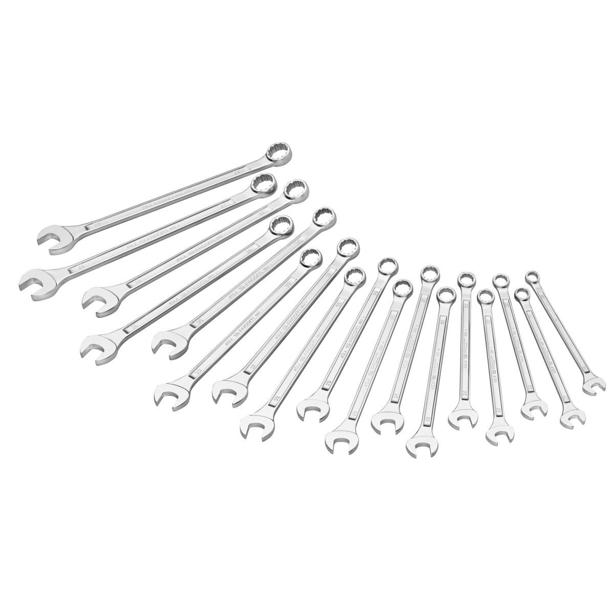 Ring-Maulschlüssel 40 lang Set 17-teilig