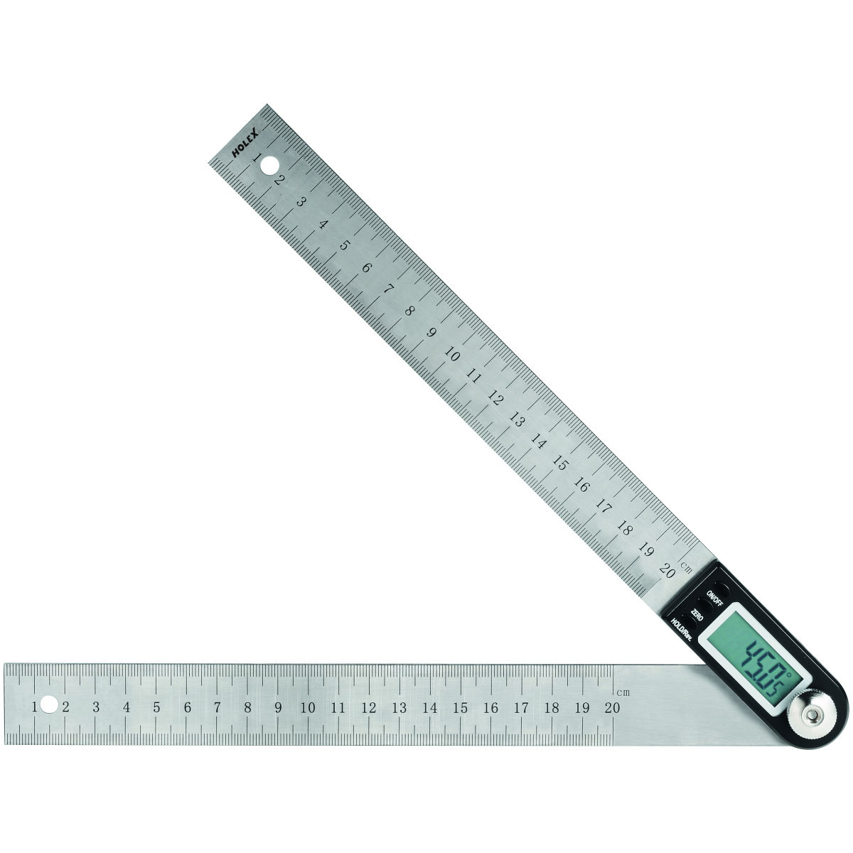 Digitaler Winkelmesser, Schenkellänge: 200mm