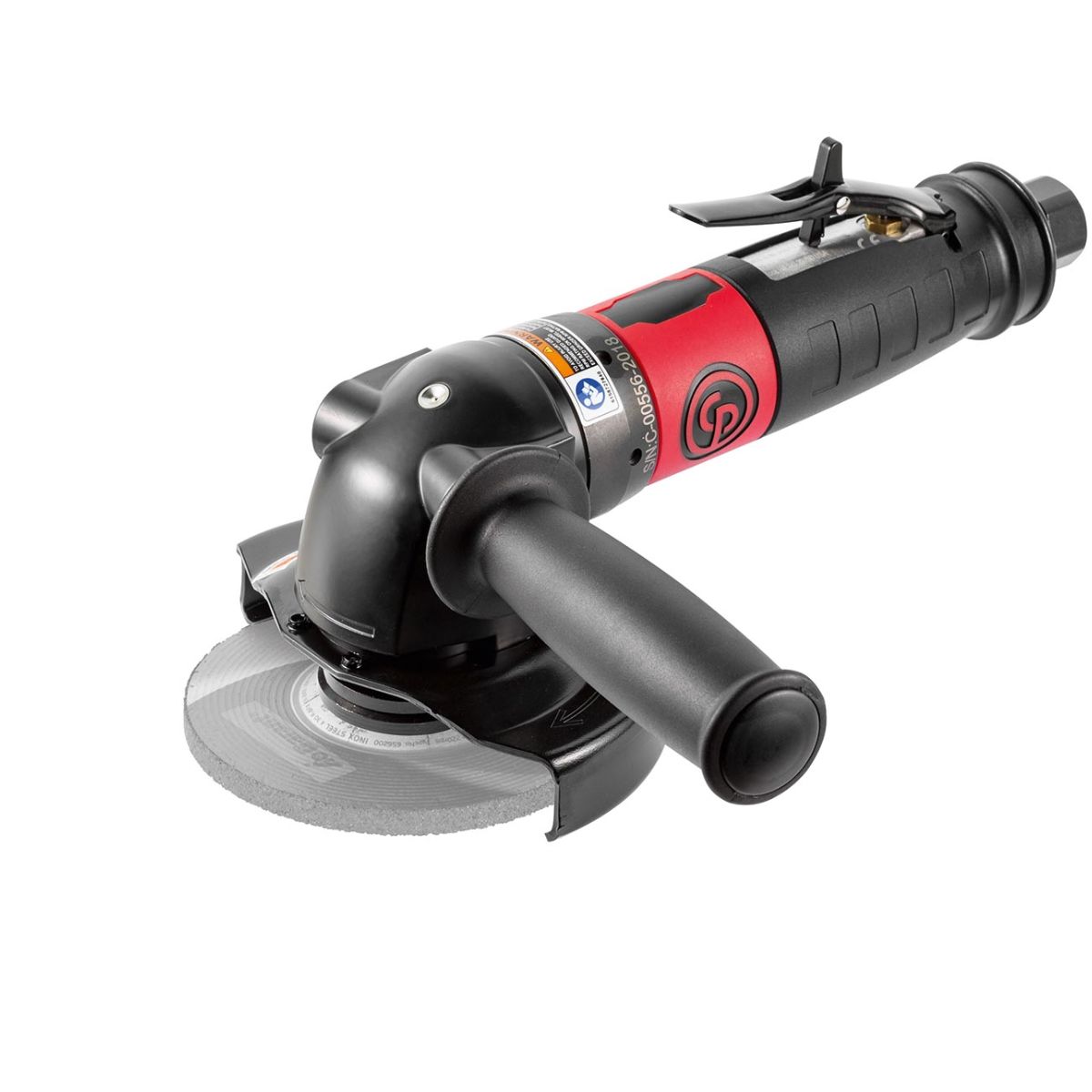 Chicago Pneumatic Druckluft-Winkelschleifer für 125 mm Scheiben ⌀, mit NPT Anschlussgewinde, mit 3/8 Zoll Druckluft-Anschluss