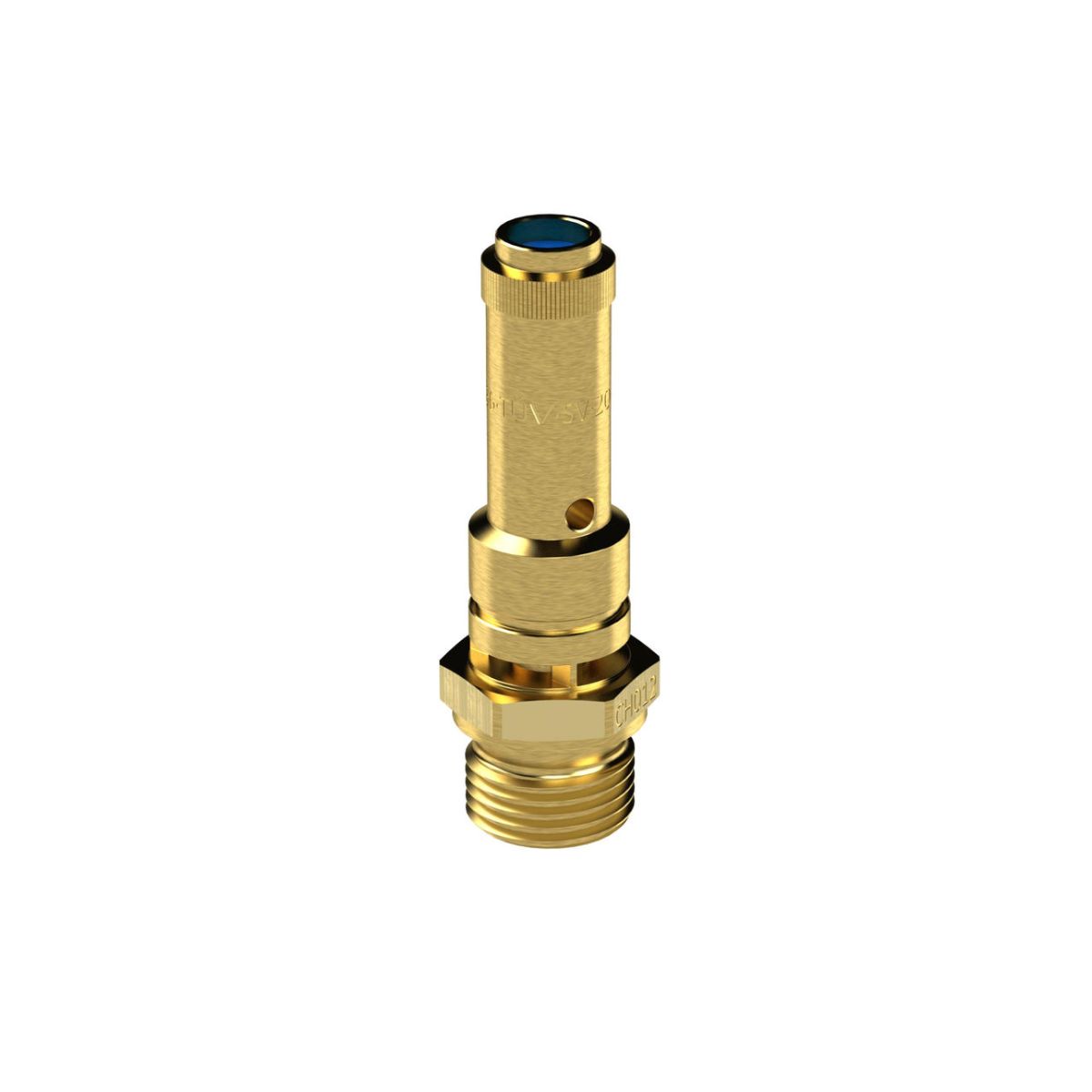 Sicherheitsventil DN 8, Messing, G 1/4, Ansprechdruck 15, 5 bar