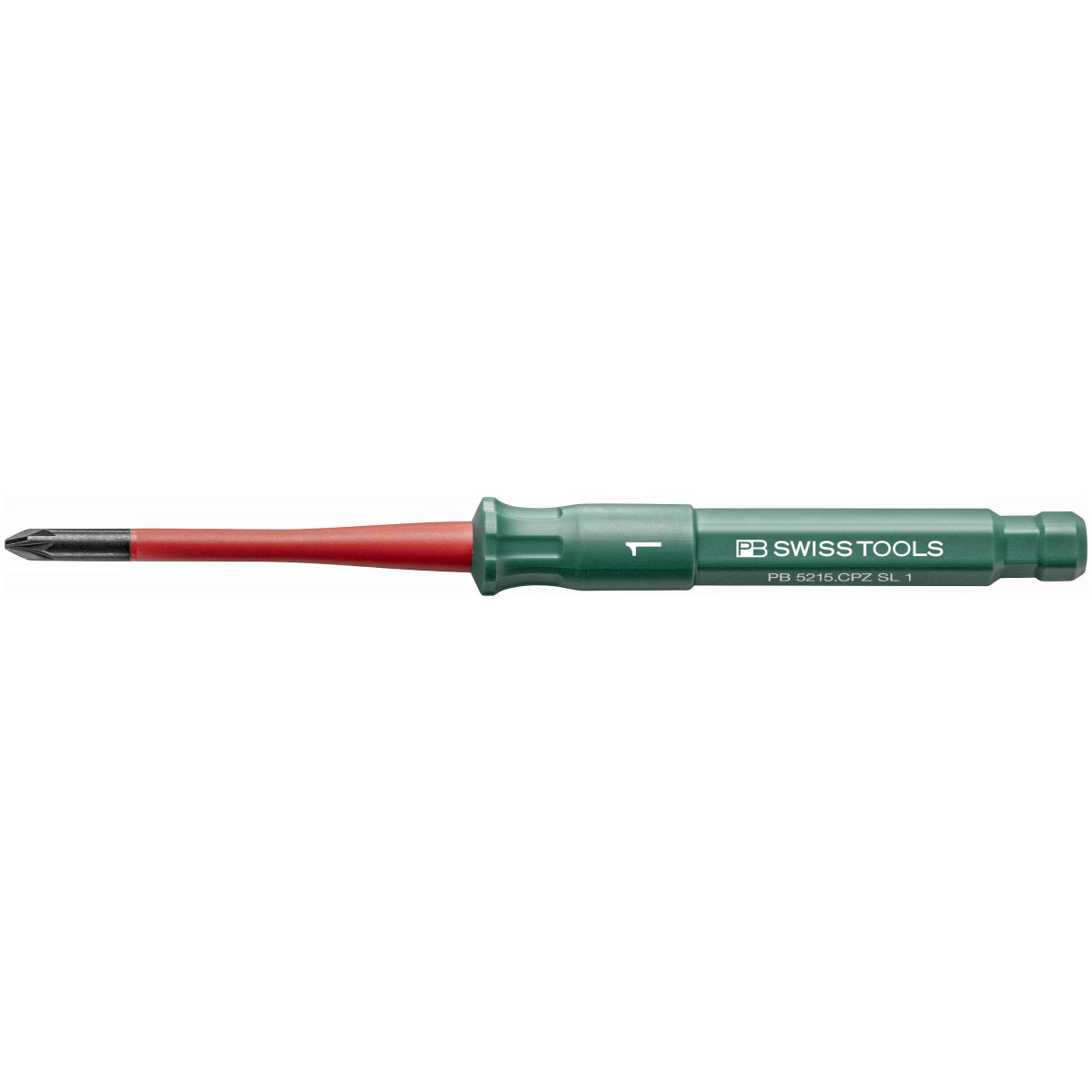 VDE Wechselklinge Slim für Griff PB 5215 A, für Kombischr. PZ/Schlitz, VDE geprüft, sicheres Arbeiten bis 1000 Volt Wechsel- oder 1500 Volt Gleichspannung, mit zur Spitze reduziertem Klingendurchmesser, für tiefliegende Schrauben und Federzugelemente