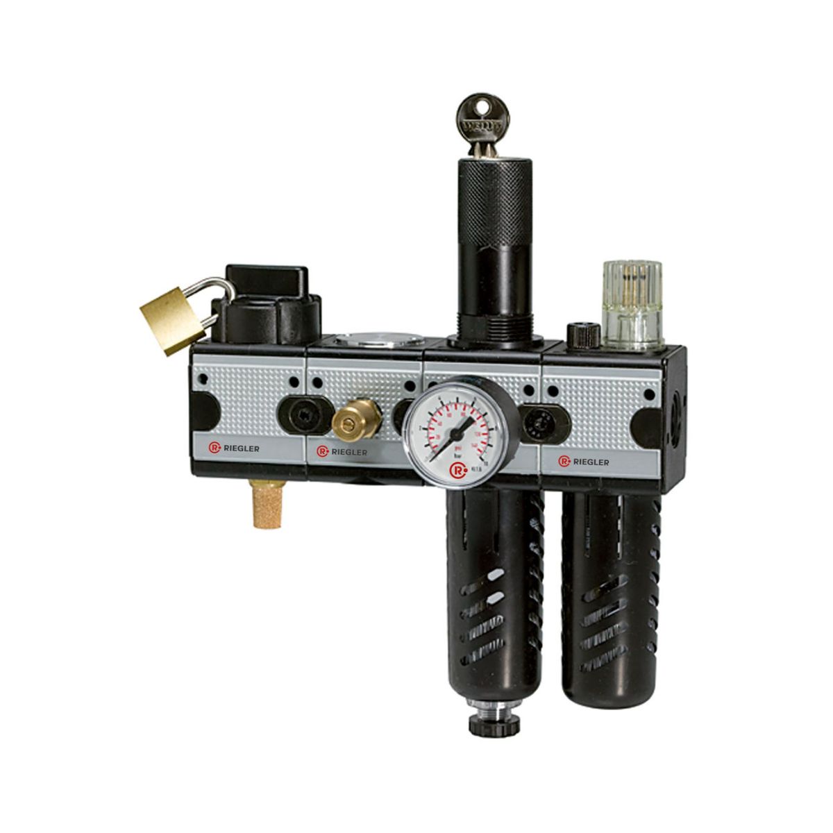 Wartungsstation SAFETY »multifix«, KH-AV-2-teiling-WE, HA, BG3, G1/2