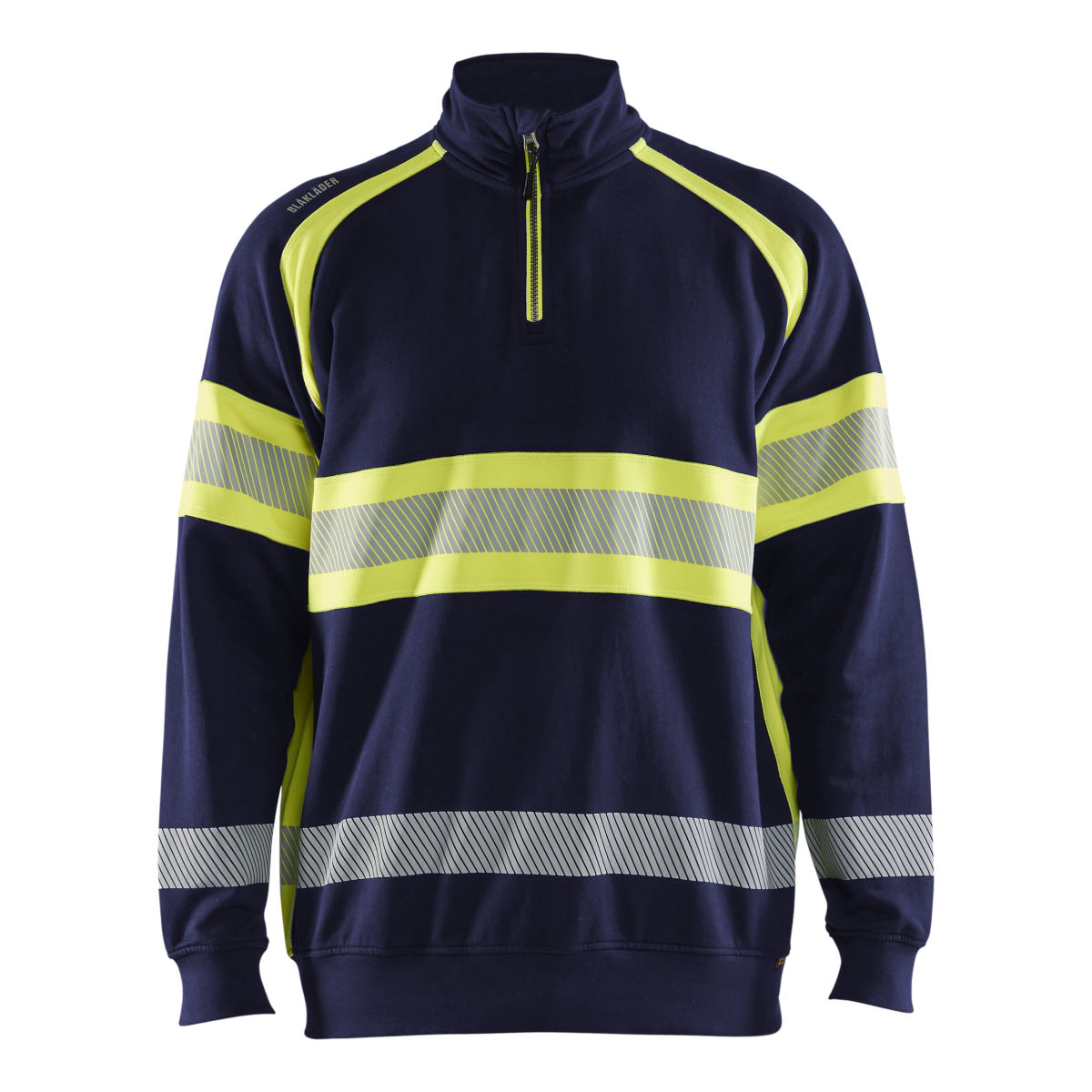 High Vis Sweater Marineblau/ High Vis Gelb XL, marineblau / high vis gelb