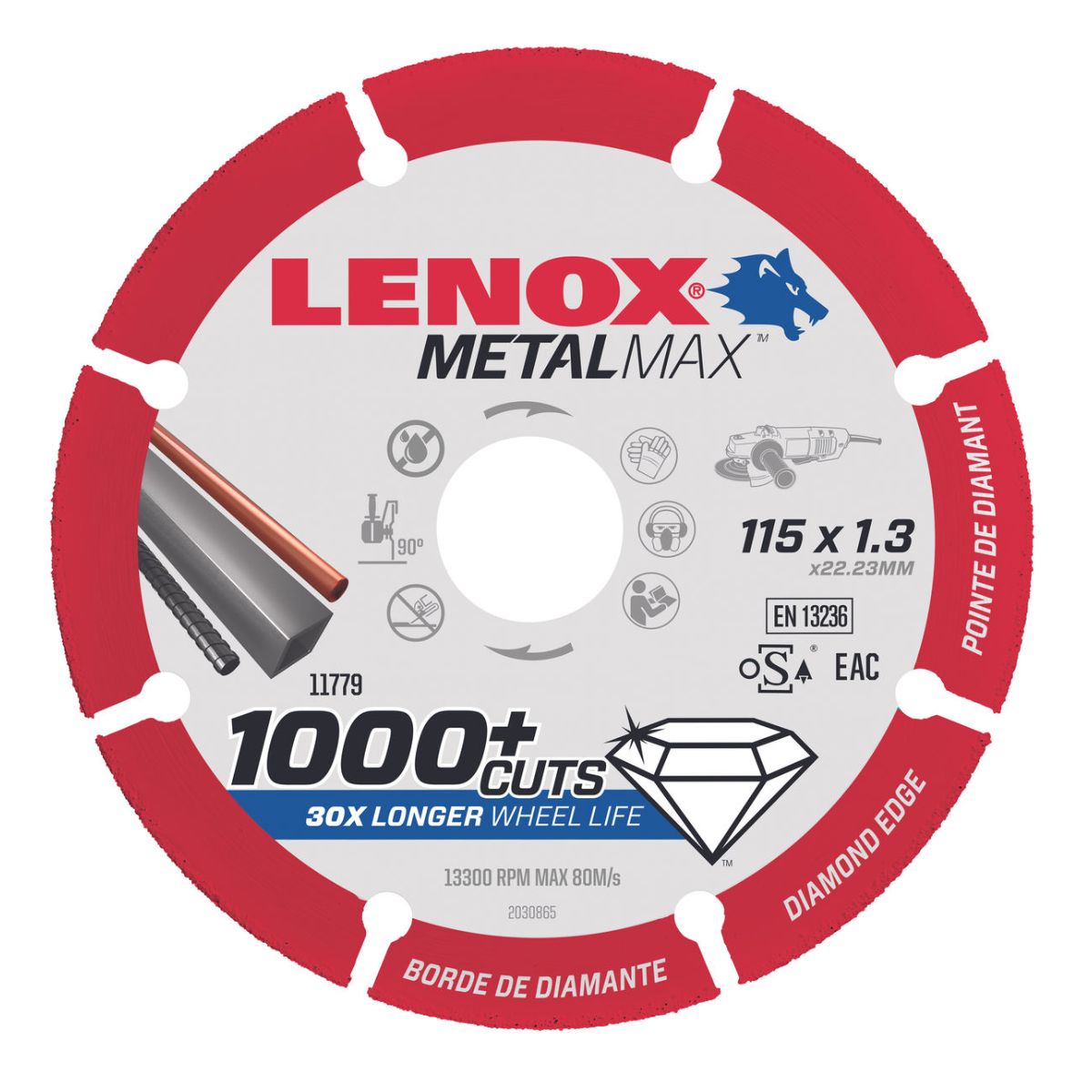 Diamanttrennscheibe MetalMax 115 mm X 1,3 mm