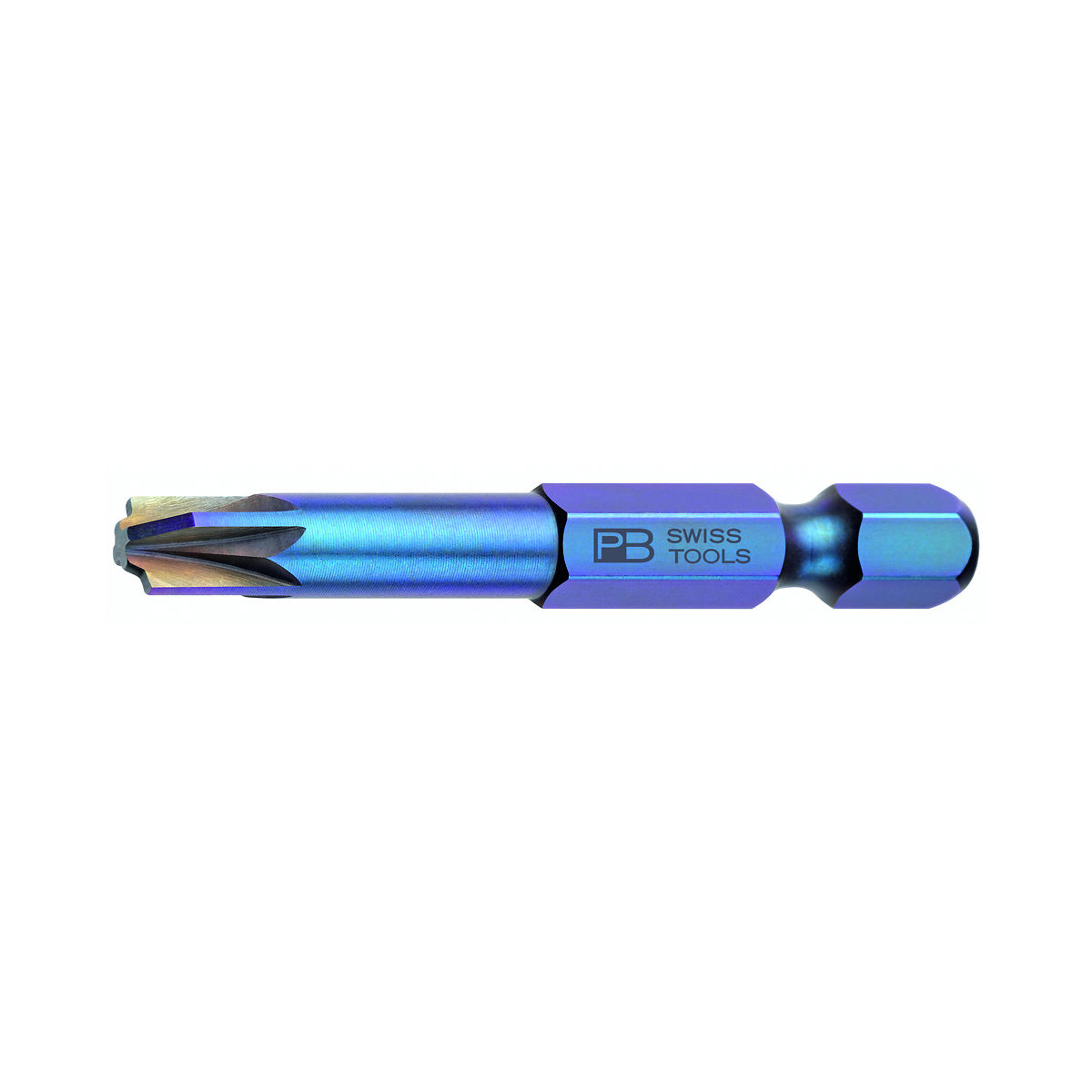 PrecisionBit für Kombiprofil, 1/4 Zoll E 6,3, Profilgröße / ganze Länge: 1mm