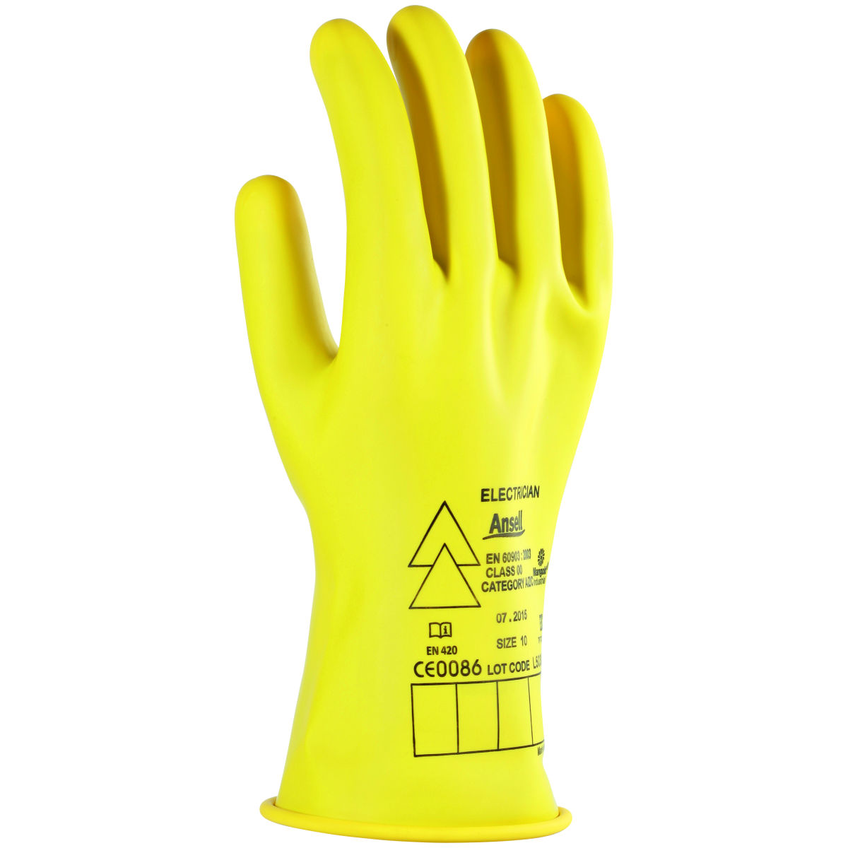 Elektriker Handschuh-Paar RIG0011Y, 500 V AC, Handschuhgröße: 9