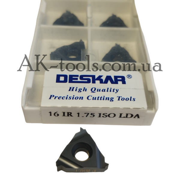 IR-різьбова пластина · 16IR-1.75 ISO LDA