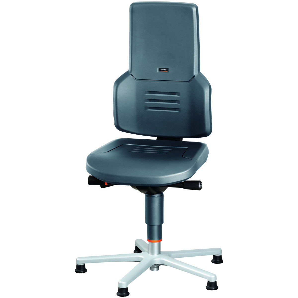 Arbeitsdrehstuhl, Integral-Schaum, mit Gleiter, niedrig