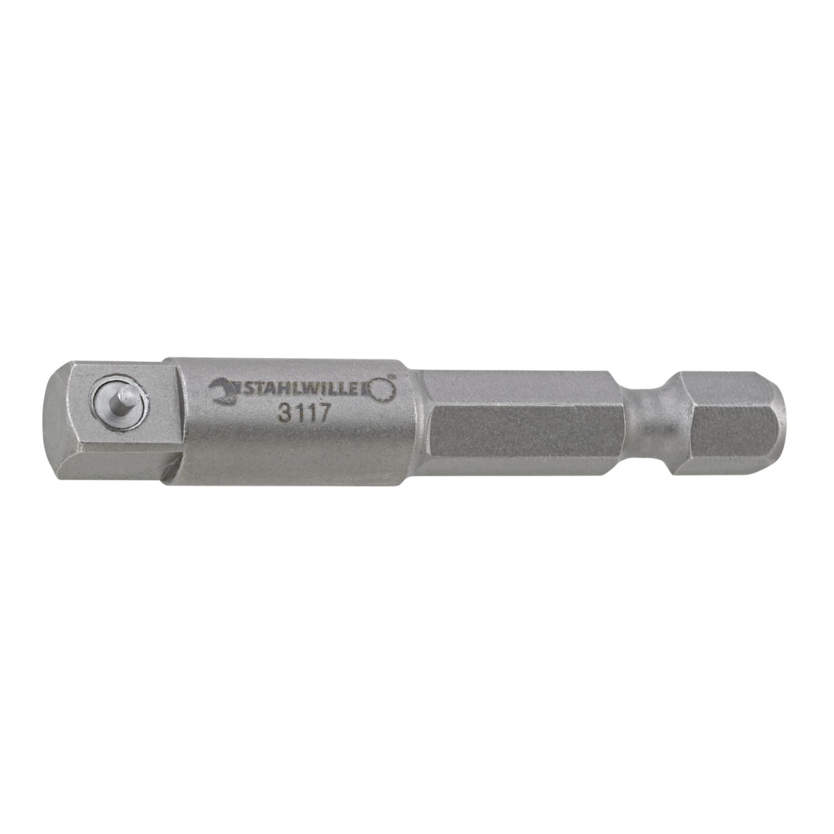 Bit-Verbindungsteil maschinenbetätigt 6kant 1/4″ Außen-4kant 3/8″ L.50mm