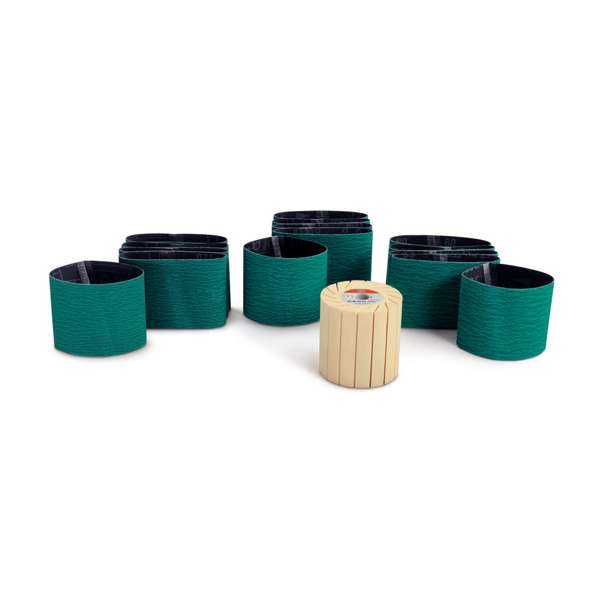 Edelstahl-Set Schleifen Fläche