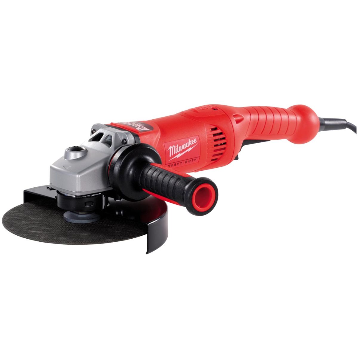 Milwaukee® Elektro-Winkelschleifer AGV, FIXTEC, für 180 mm Scheiben ⌀, mit Kickbackstop, mit Wiederanlaufsperre, mit Konstantelektronik