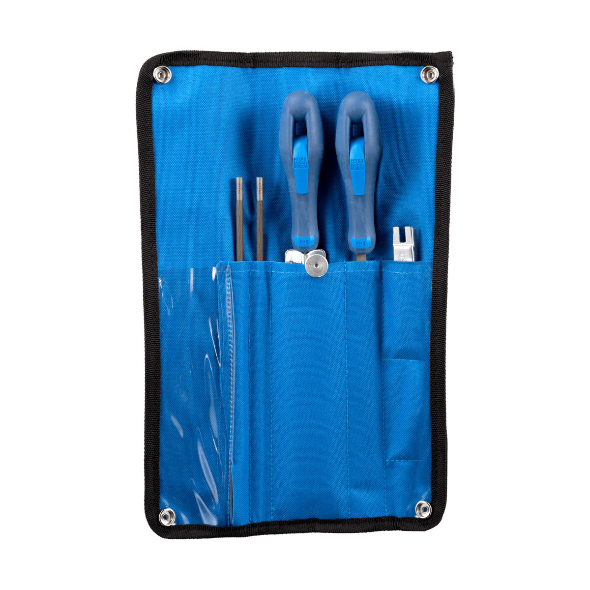 PFERD TOOLS Kettensägenschärf-Set 4,8 mm 3/16″ für Kettenteilung .325″ in Rolltasche
